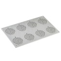 Moule feuille Leaf Gourmand x8 Pavoni Italia