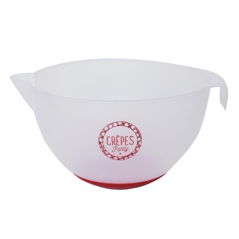 Bol à Mixer Inox 26 Cm Avec Base Antidérapante En Silicone - Eurotec - Pour Préparations Culinaires, Pâtisserie, Mélanges