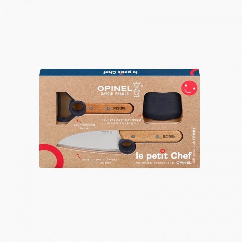 Coffret couteau Petit Chef bleu - Opinel - MaSpatule