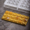 Moule tablette de chocolat Carreaux - Pavoni Italia