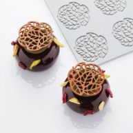 Moule silicone feuille x15 - Pavoni Italia