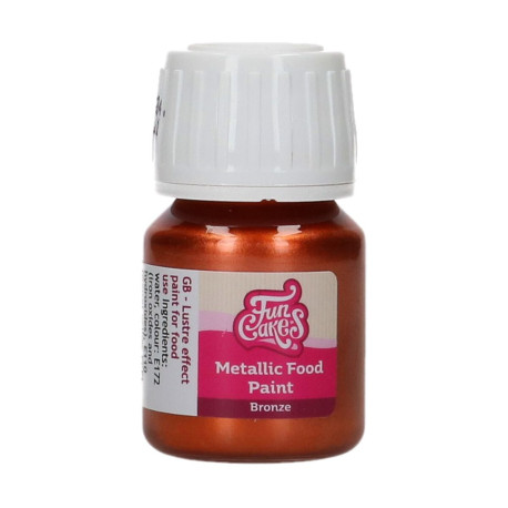 Peinture alimentaire 25ml rouge Rainbow Dust
