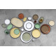 Assiette rectangle 30cm Ivoire Arborescence Revol