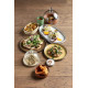 Assiette rectangle 30cm Ivoire Arborescence Revol