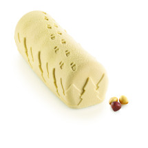 Moule à bûche Snowy silicone - Silikomart