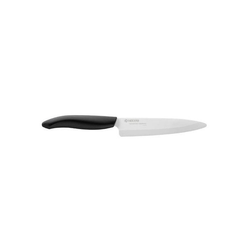 Couteau céramique universel 13cm manche noir - Kyocera - MaSpatule