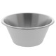 Bassine inox bord plat 20cm