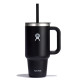 Mug tumbler 940ml avec paille noir - Hydro Flask