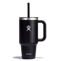 Mug tumbler 940ml avec paille noir - Hydro Flask