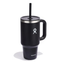 Mug tumbler 940ml avec paille noir - Hydro Flask