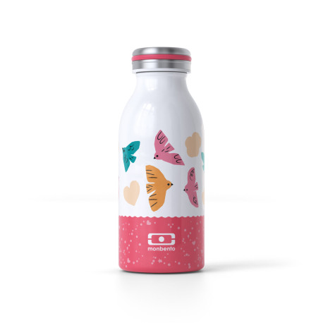 Gourde MB Cooly Rose Oiseaux - Monbento