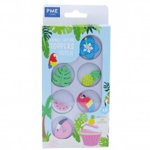 Décorations Copcake Tropical - Wilton