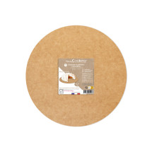 5 Supports Gâteaux Kraft 24cm - ScrapCooking