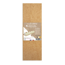 5 Semelles Bûches Noël 30cm - ScrapCooking