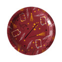Assiettes anniversaire Sorcier x8 - ScrapCooking
