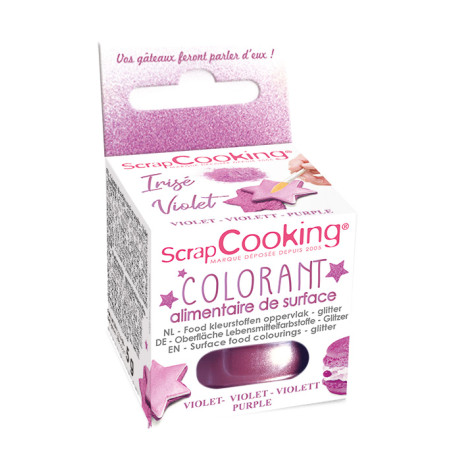 Colorant Surface Irisé Violet - ScrapCooking