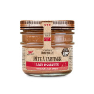 Pâte à tartiner lait noisette 250g Le Comptoir de Mathilde