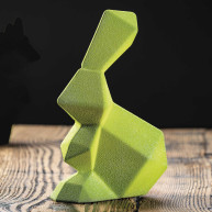 Moule Chocolat Lapin Origami x2 - Pavoni