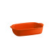 Plat à four rectangulaire 30 cm orange Toscane - Emile Henry