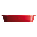 Plat à four rectangulaire 36 cm rouge Grand Cru - Emile Henry