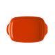 Plat à four rectangulaire 36 cm orange Toscane - Emile Henry