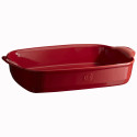 Plat à four rectangulaire 42 cm rouge Grand Cru - Emile Henry