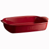 Plat à four rectangulaire 42 cm rouge Grand Cru - Emile Henry