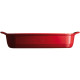 Plat à four rectangulaire 42 cm rouge Grand Cru - Emile Henry