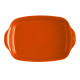 Plat à four rectangulaire 42 cm orange Toscane - Emile Henry
