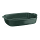 Plat à four rectangulaire 42 cm vert Cèdre - Emile Henry