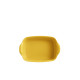 Plat à four rectangulaire individuel 22 cm jaune Provence - Emile Henry