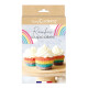 Kit Rainbow Cupcakes - ScrapCooking