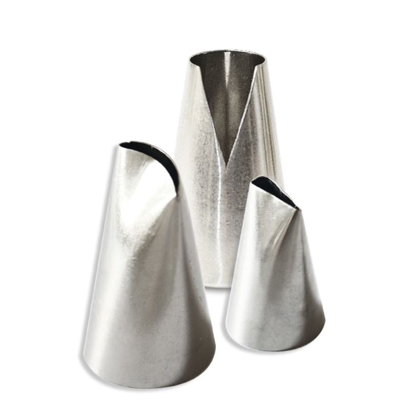 Lot De 3 Douilles à Herbe Professionnelles (n°233, 234, 29) – Acier Inoxydable – Pour Décorer Gâteaux, Cupcakes - 11