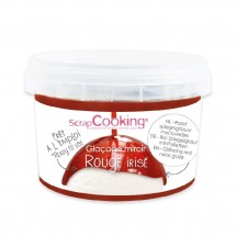Glaçage miroir rouge irisé 300g - ScrapCooking