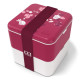 Boîte bento carrée MB Square graphic Magnolia - Monbento