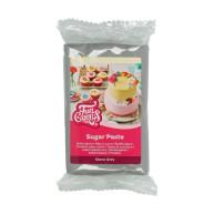 DLUO Courte Pâte à sucre gris vanille 250g - FunCakes