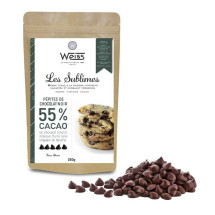 Pépites de Chocolat Noir 55% 250g - Weiss