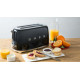 Grille-pain 2 fentes Noir smeg