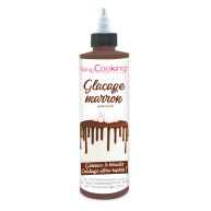 DLUO Dépassée Glaçage marron prêt à l'emploi goût choco 130g - ScrapCooking