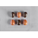 Moule Chocolat 6 Œufs Ø 5 x H 6,8 cm (x3) 