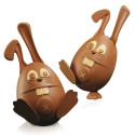 Moule Chocolat Œuf Lapin Ø 10 x H 21 cm (x2) - Pavoni