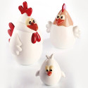Moule Chocolat Famille Poule (x3) - Pavoni
