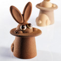 Moule Chocolat Lapin Magique 12 x 10 cm x H 17 cm (x2) - Pavoni