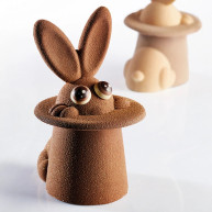 Moule Chocolat Lapin Magique 12 x 10 cm x H 17 cm (x2) - Pavoni