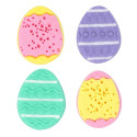 Décors en Sucre Œufs de Pâques (x12) - PME