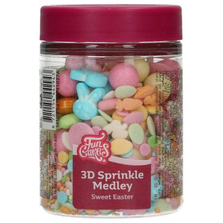 Décors en Sucre Mix Pâques 70g - Funcakes