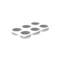 Moule Silicone Charlotte Ø 7 x H 3,2 cm (x6)