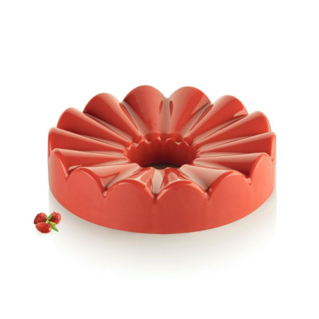 Moule Silicone Fleur Grazia Ø 22 x H 5,5 cm - Silikomart