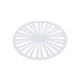 Pochoir Silicone Galette Stries Ø 21 x H 0,2 cm - Silikomart