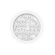 Moule Silicone Décor Rond Papa Ø 18 x H 0,2 cm - Silikomart
